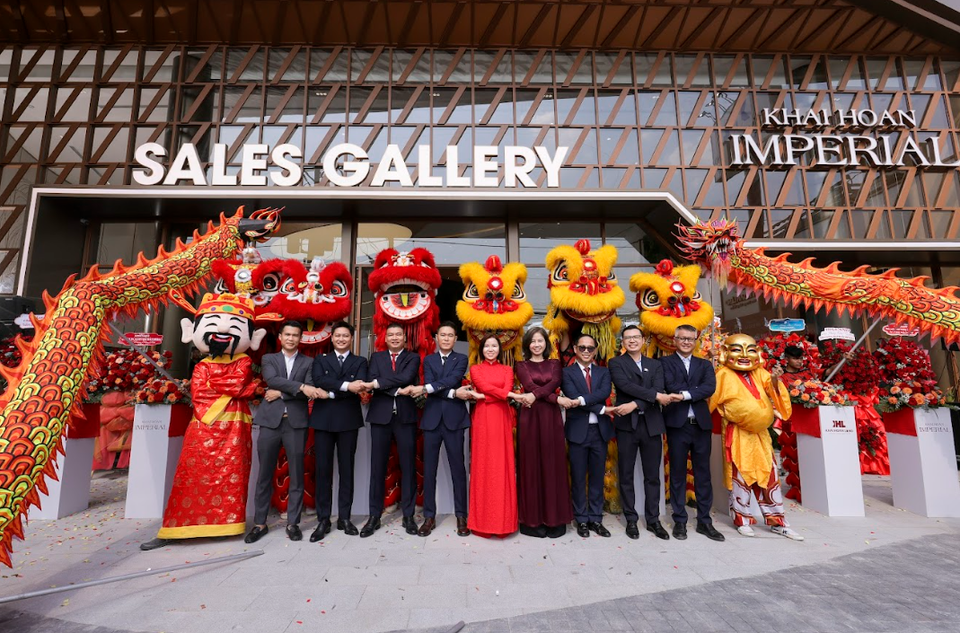Quốc lộ 13临街面Khải Hoàn Imperial Sales Gallery正式盛大启幕